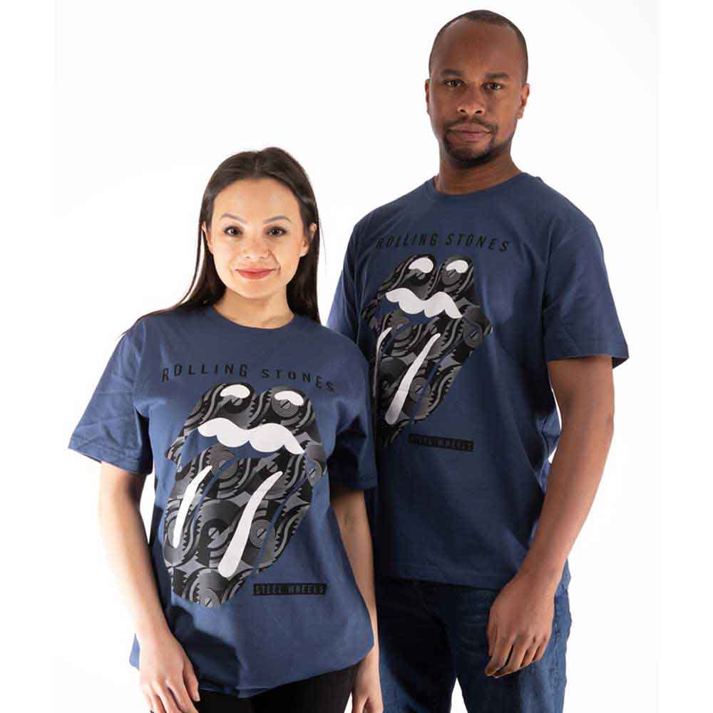 The Rolling Stones | Steel Wheels - T-Shirt Blue