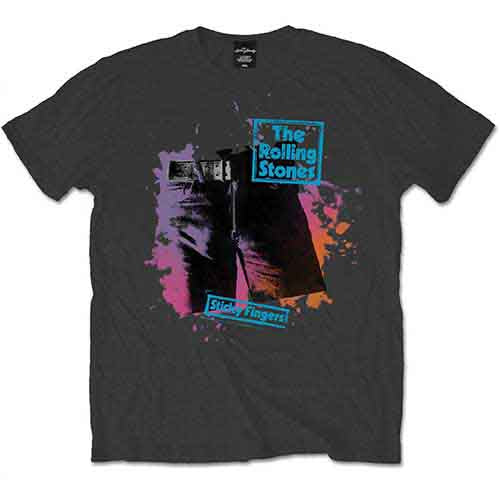 The Rolling Stones | Sticky Colours - T-Shirt Grey