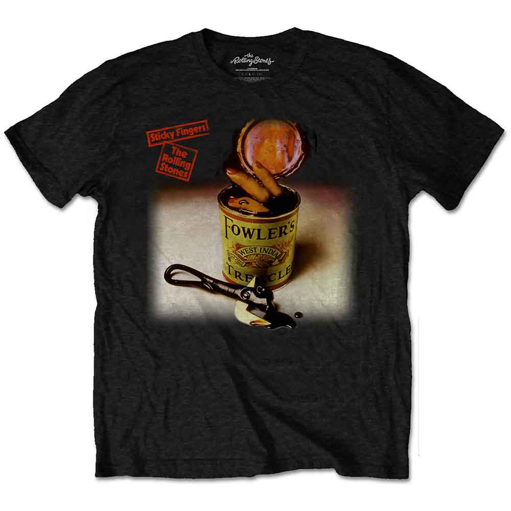 The Rolling Stones | Sticky Fingers Treacle - T-Shirt Black