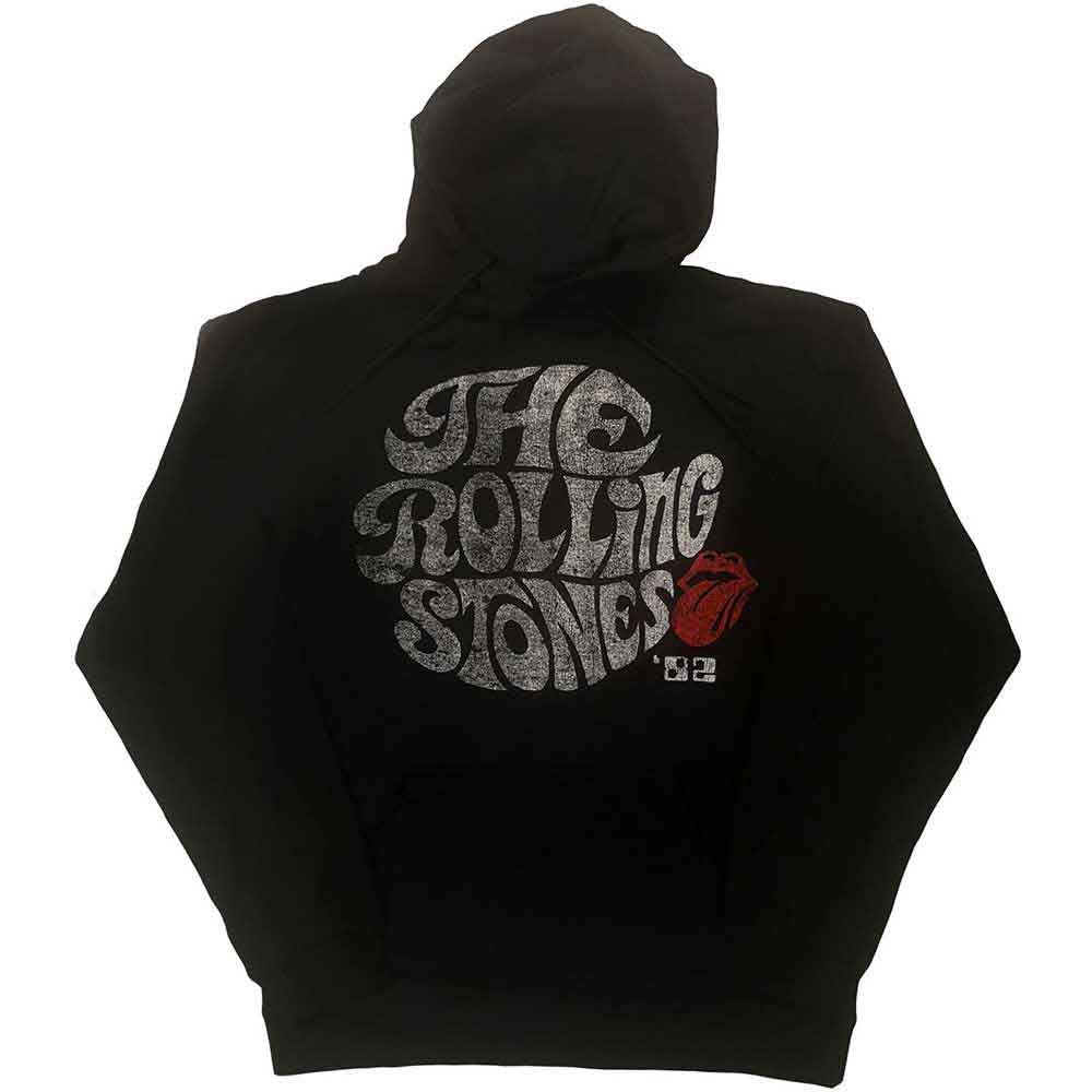 The Rolling Stones | Swirl Logo '82 - Sweatshirt Black