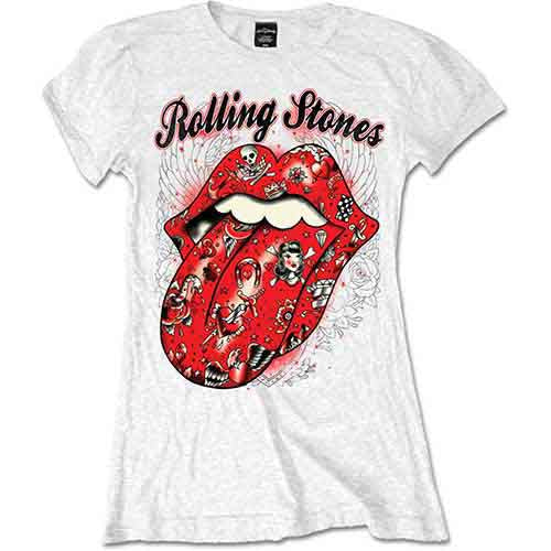 The Rolling Stones | Tattoo Flash - T-Shirt White