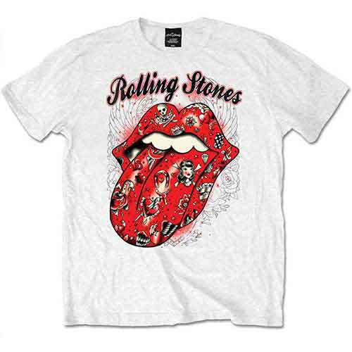 The Rolling Stones | Tattoo Flash - T-Shirt White