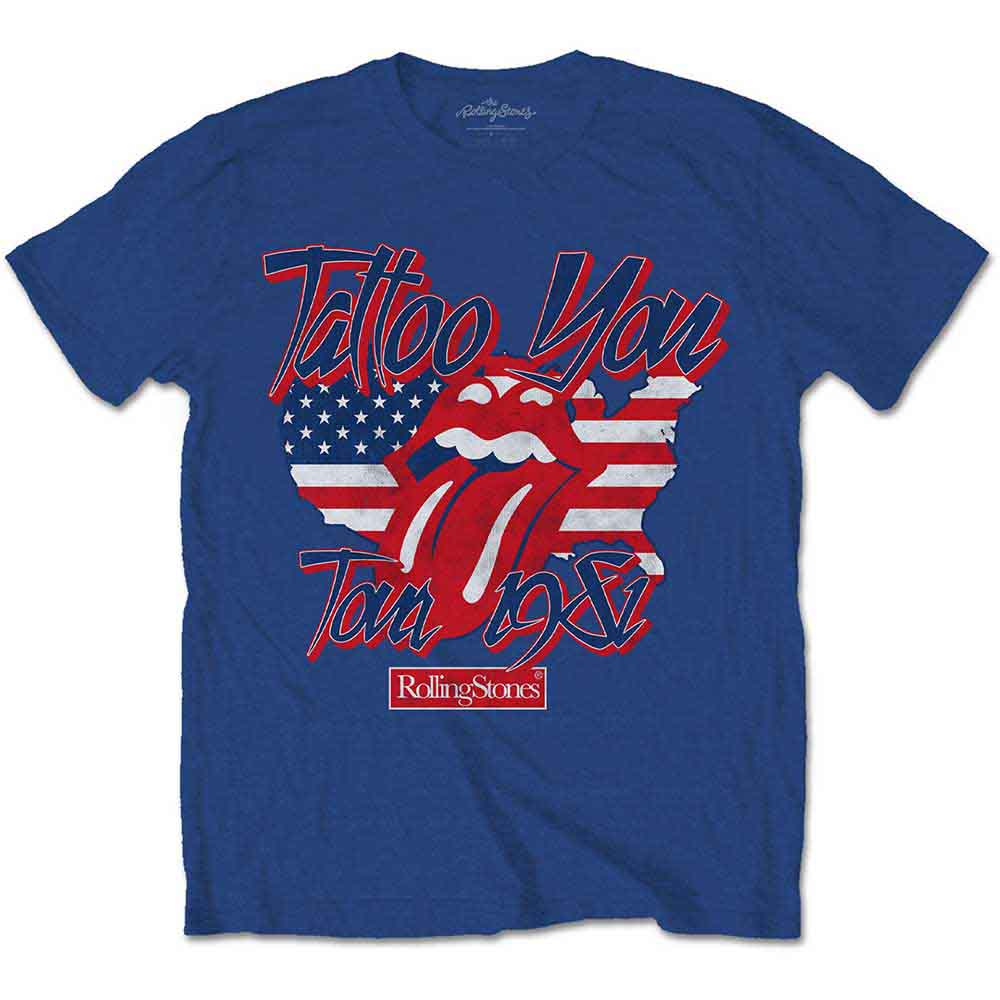 The Rolling Stones | Tattoo You Americana - T-Shirt Blue