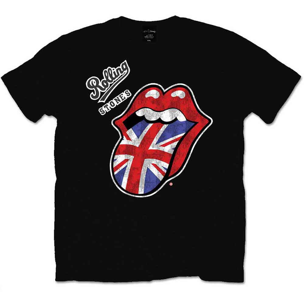 The Rolling Stones | Vintage British Tongue - T-Shirt Black
