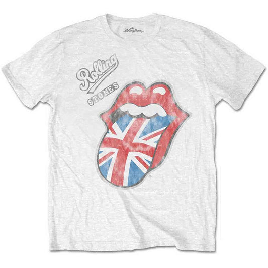 The Rolling Stones | Vintage British Tongue - White