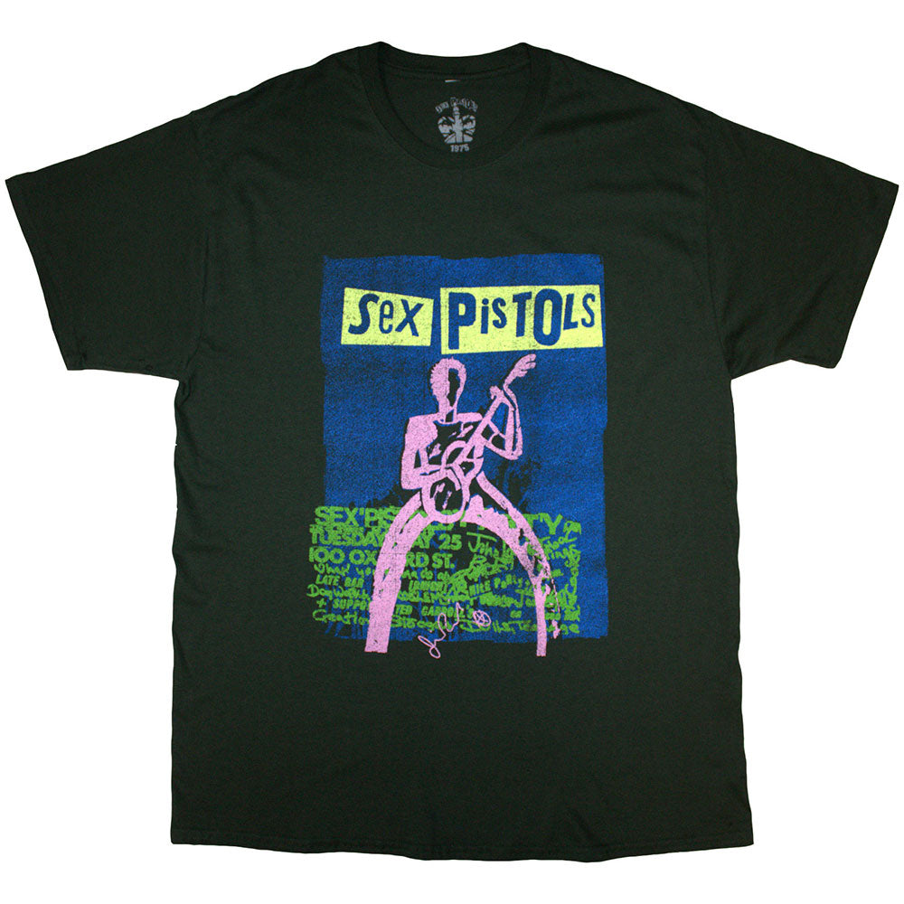 The Sex Pistols | Guitar Cartoon - Green