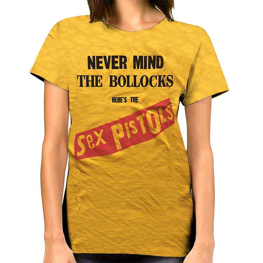 The Sex Pistols | Never Mind the Bollocks Original Album - T-Shirt Yellow