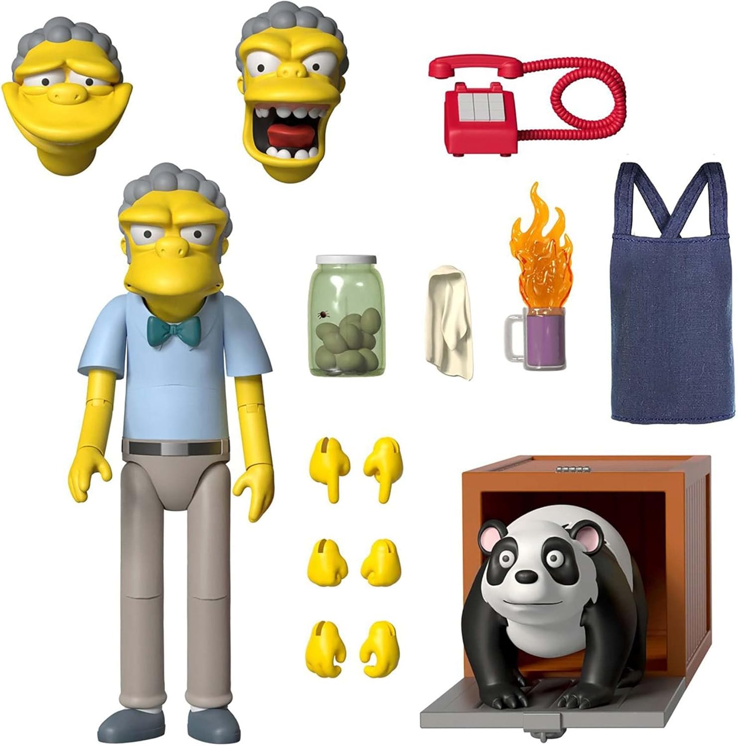 The Simpsons | The Simpsons Ultimates Moe 7-Inch Action Figure - Action Figure
