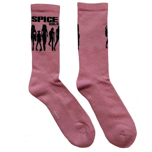 The Spice Girls | Silhouette - Socks Pink
