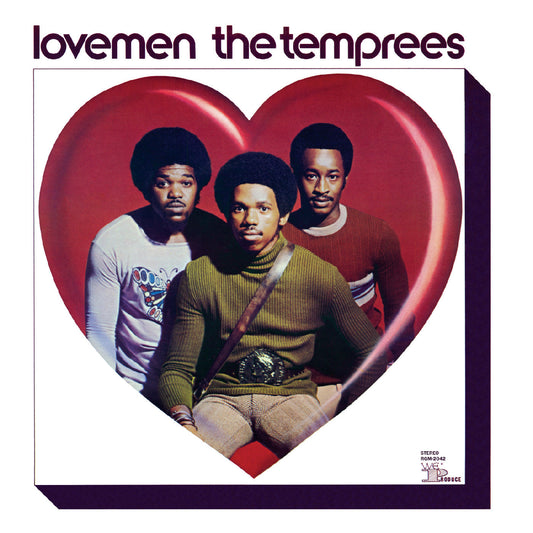 The Temprees | Lovemen (All-Analog) (Valentine Red Pet Plastic Vinyl) - Vinyl