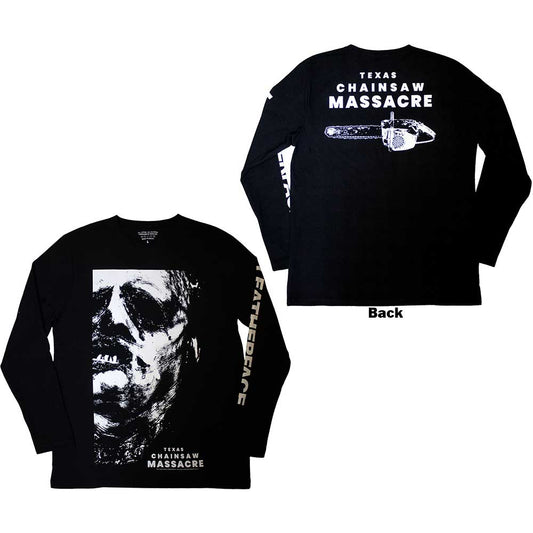 The Texas Chainsaw Massacre | Leather Face - T-Shirt Black