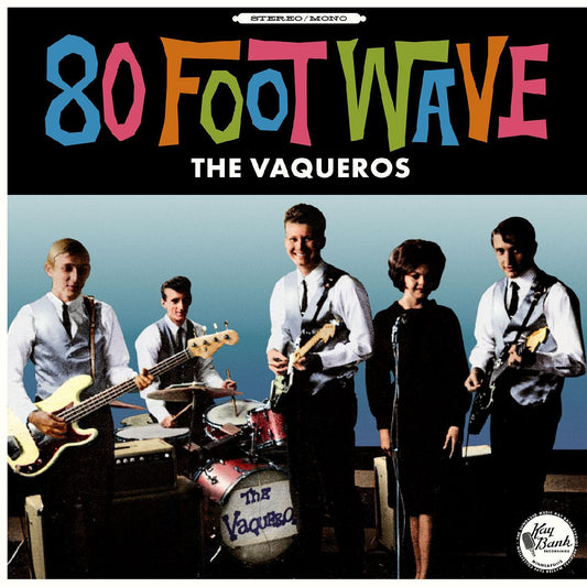 The Vaqueros | 80 Foot Wave (TURQUOISE VINYL) - Vinyl