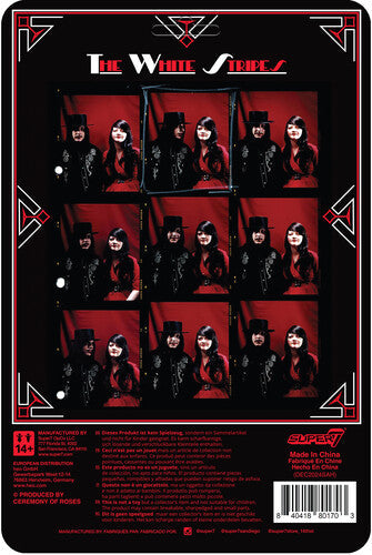 The White Stripes | Super7 - White Stripes - ReAction Figures Wv1 - Get Behind Me Satan 2-Pack (Action Figure, Collectible) - Action Figure