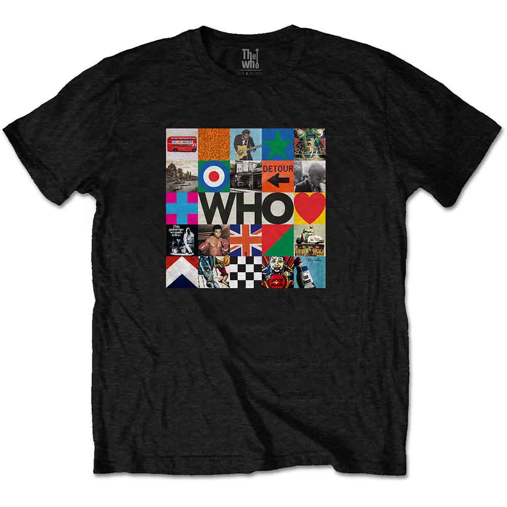 The Who | 5x5 Blocks - T-Shirt Black