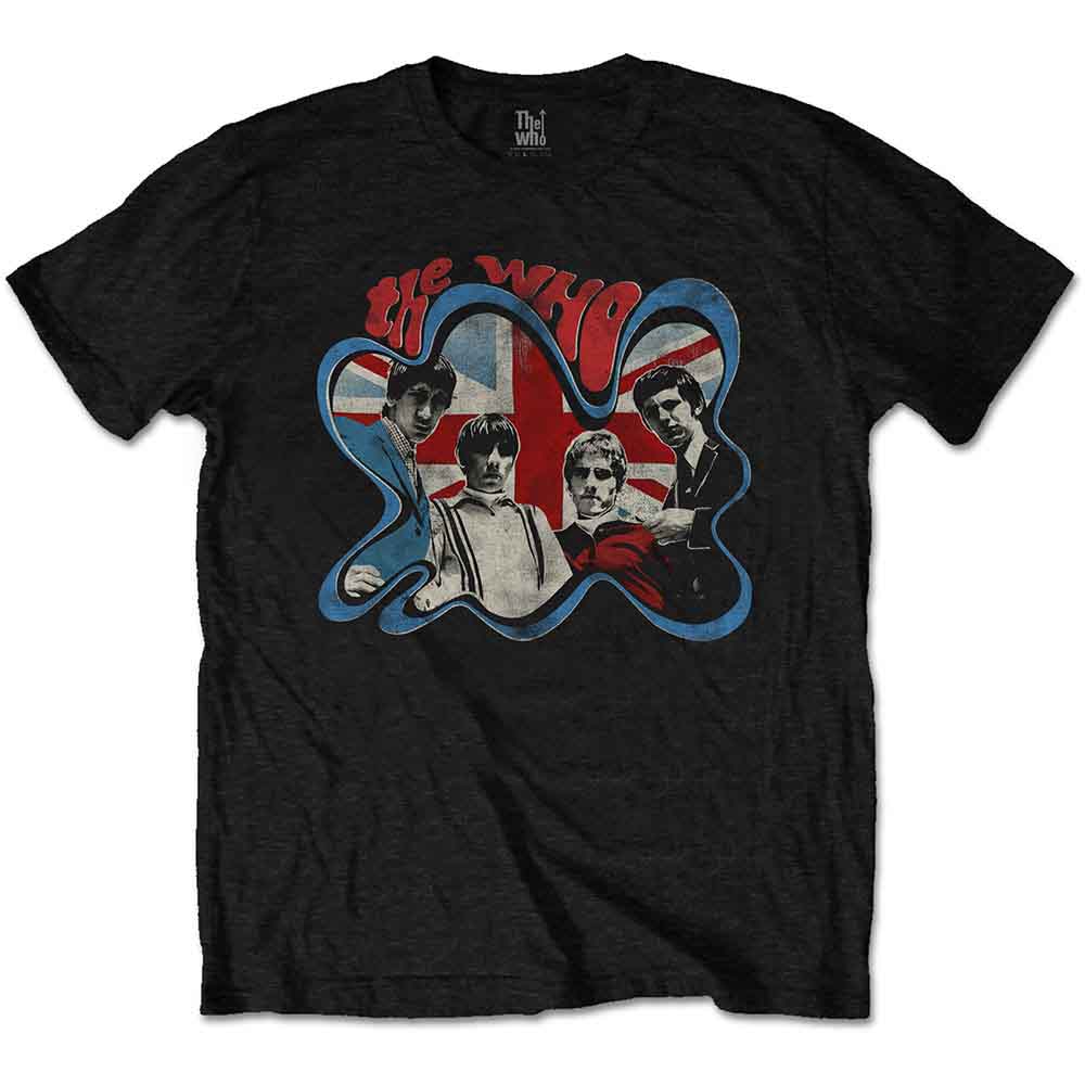 The Who | Groovy Border - T-Shirt Black