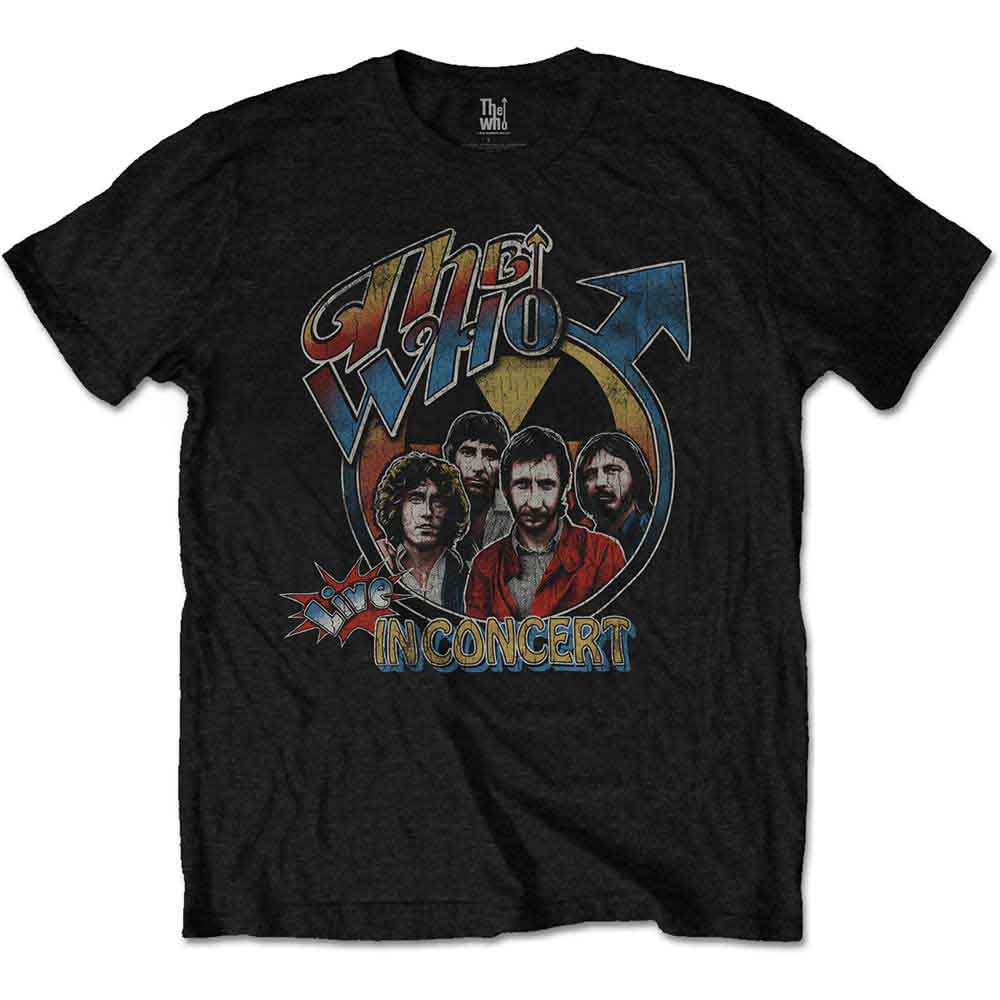 The Who | Live in Concert - T-Shirt Black