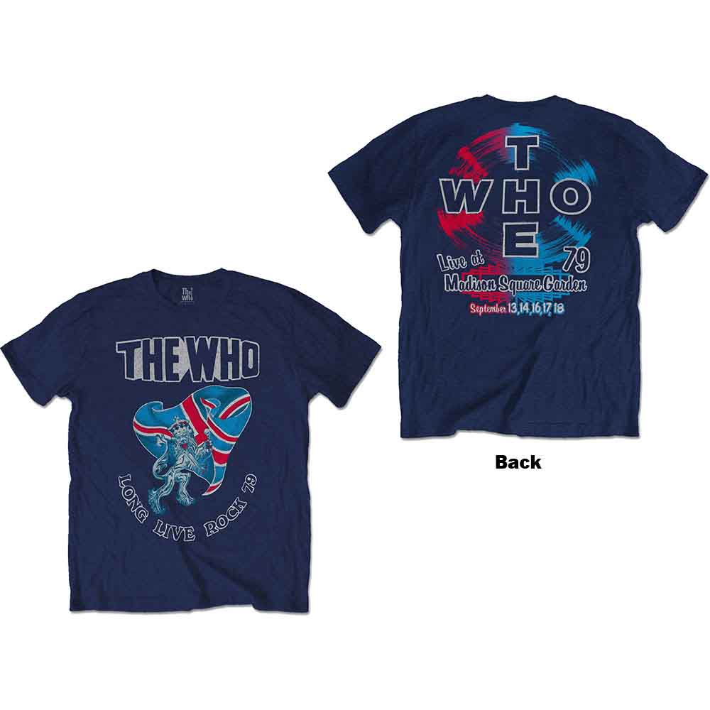 The Who | Long Live Rock '79 - T-Shirt Blue