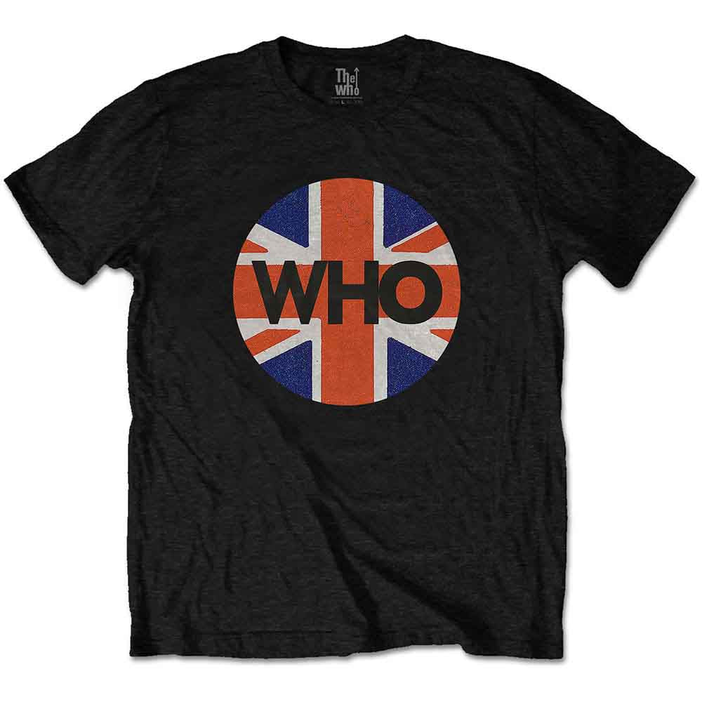 The Who | Union Jack Circle - T-Shirt Black