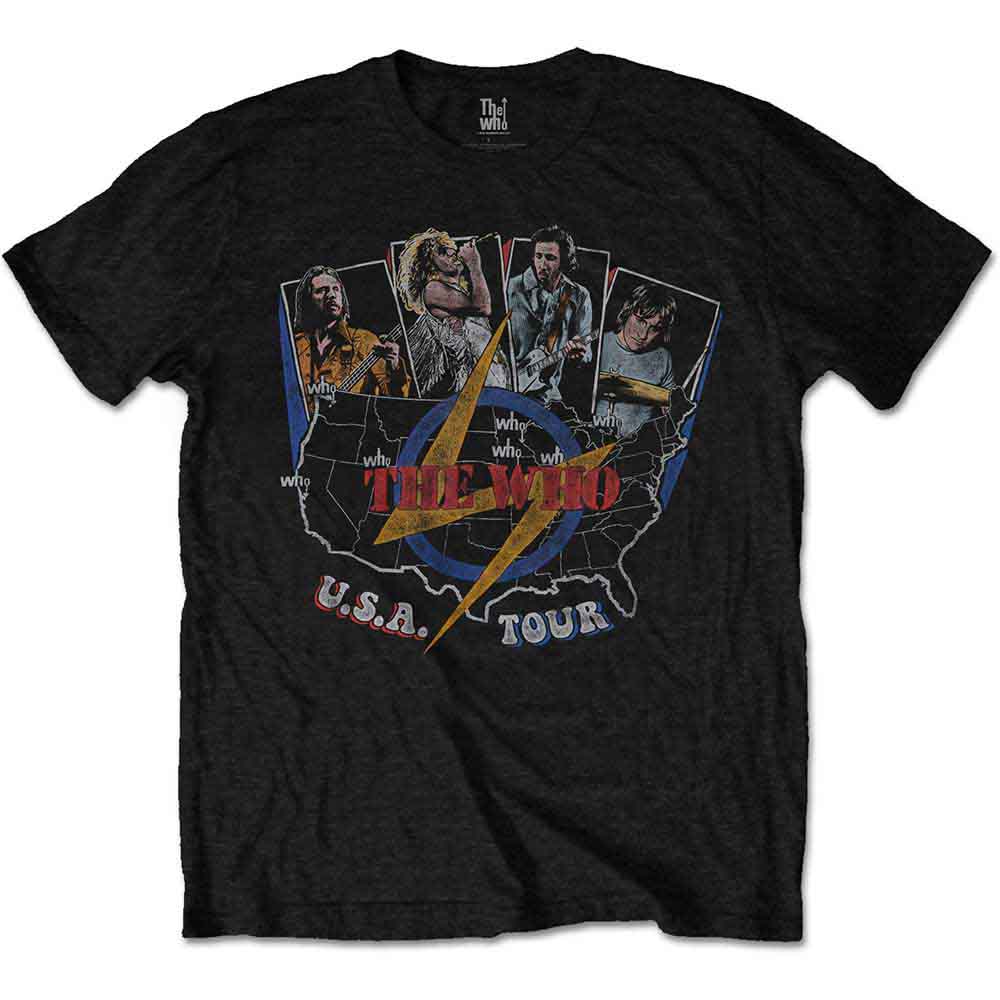 The Who | USA Tour Vintage - T-Shirt Black