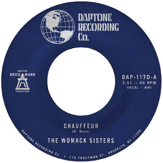 The Womack Sisters | Chauffeur B/W Instrumental - Vinyl