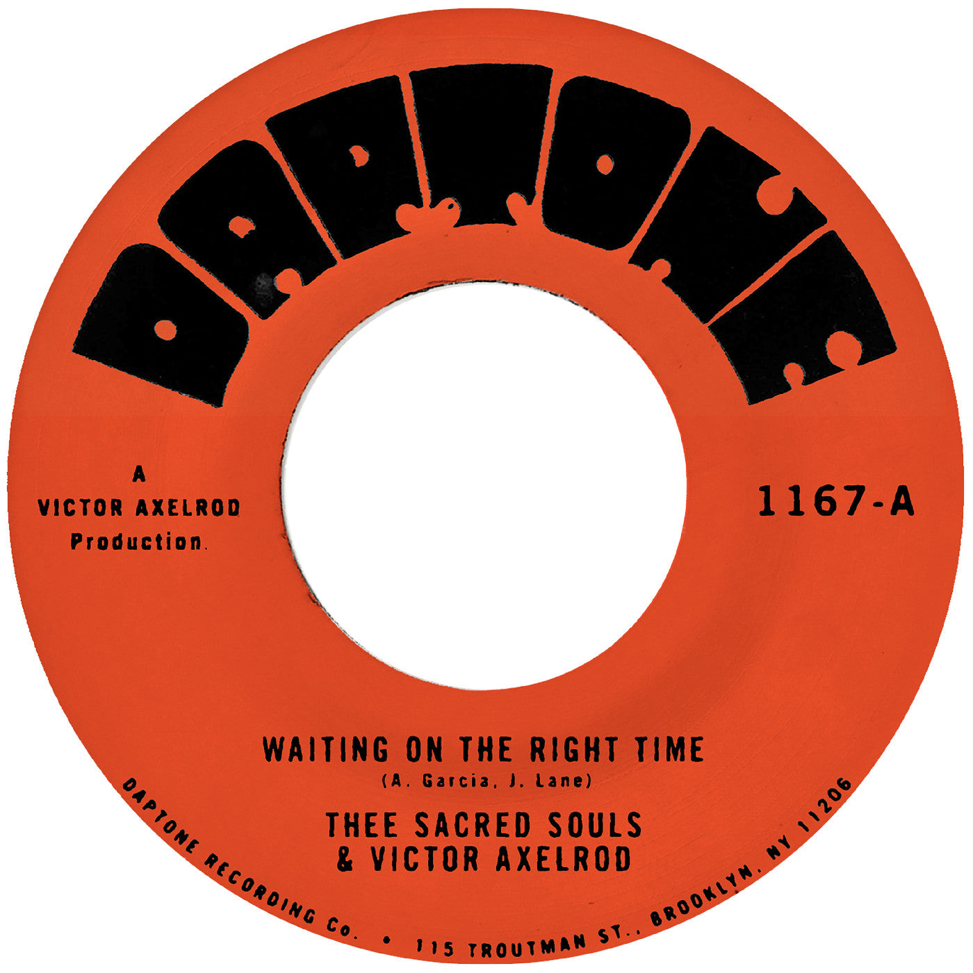 Thee Sacred Souls | Waiting On The Right Time B/W Waiting #2 - Vinyl