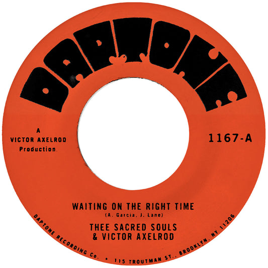Thee Sacred Souls | Waiting On The Right Time B/W Waiting #2 - Vinyl