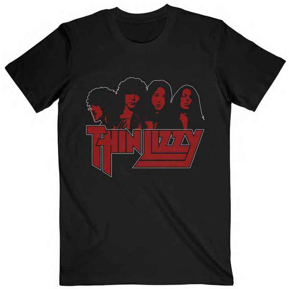 Thin Lizzy | Band Photo Logo - T-Shirt Black