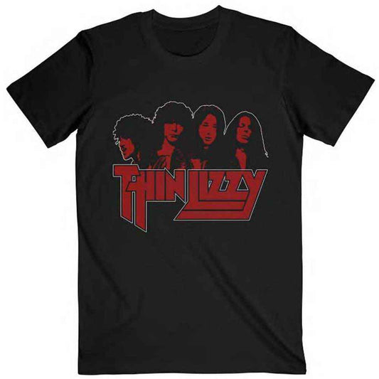 Thin Lizzy | Band Photo Logo - T-Shirt Black