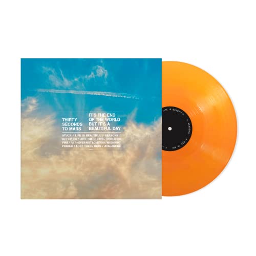 Thirty Seconds To Mars | It's The End Of The World But It's A Beautiful Day [Tangerine LP] - Vinyl