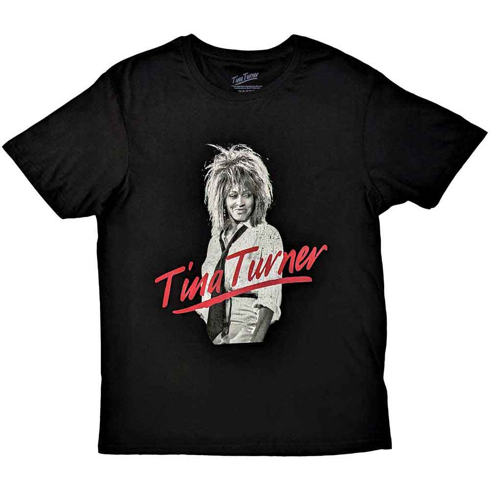 Tina Turner | Red Logo - T-Shirt Black