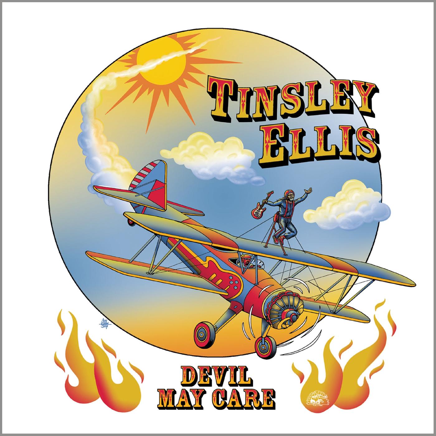 Tinsley Ellis | Devil May Care (TRANSLUCENT RED VINYL) - Vinyl