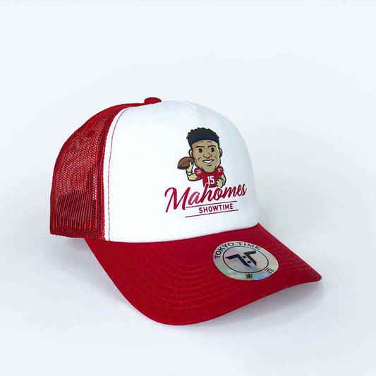 Tokyo Time | Patrick Mahomes NFLPA Emoji - Hat White, Red