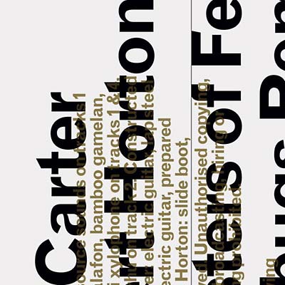 TOM CARTER & ROBERT HORTON DUO | Monsters Of Felt - CD