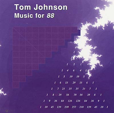 TOM JOHNSON | Music for 88 - CD