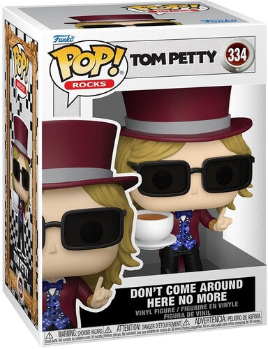 Tom Petty | Funko POP! Rocks: Tom Petty, Don't Come Around Here No More (Vinyl Figure, Collectible) - Action Figure