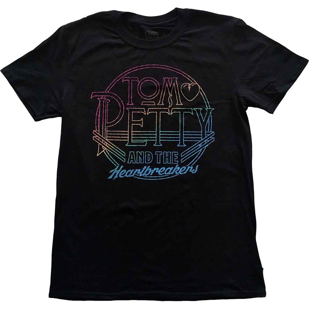 Tom Petty & The Heartbreakers | Circle Logo - T-Shirt Black