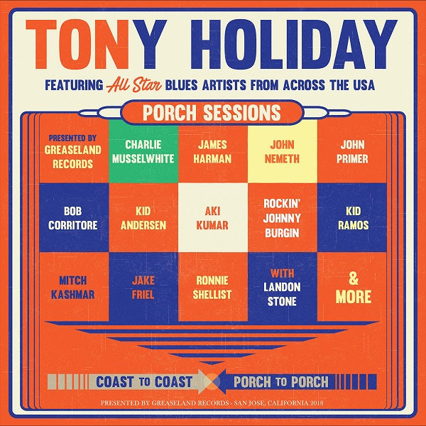 Tony Holiday | Porch Sessions - CD