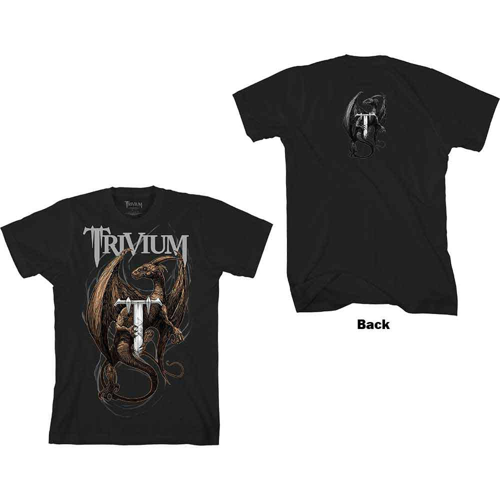 Trivium | Perched Dragon - T-Shirt Black