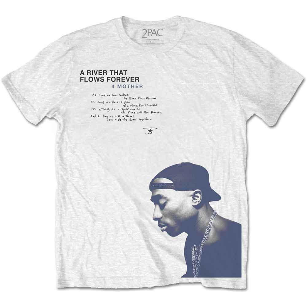 Tupac | A River ‚Ä¶ - T-Shirt White