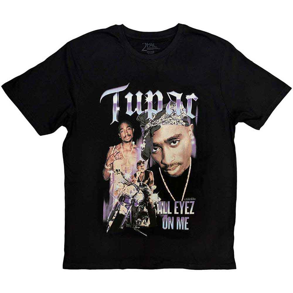 Tupac | All Eyez Blue Homage - T-Shirt Black