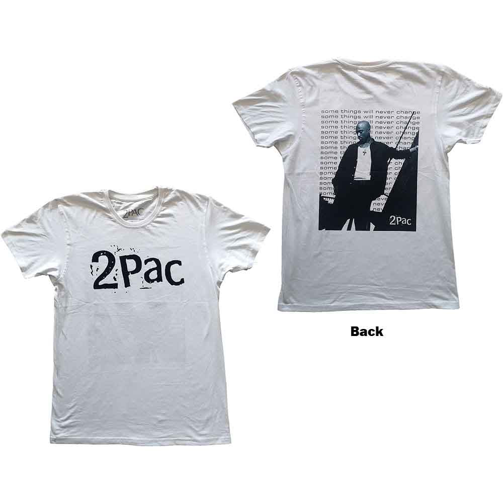 Tupac | Changes Back Repeat - T-Shirt White