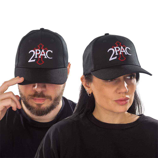Tupac | Cross Logo - Hat Black
