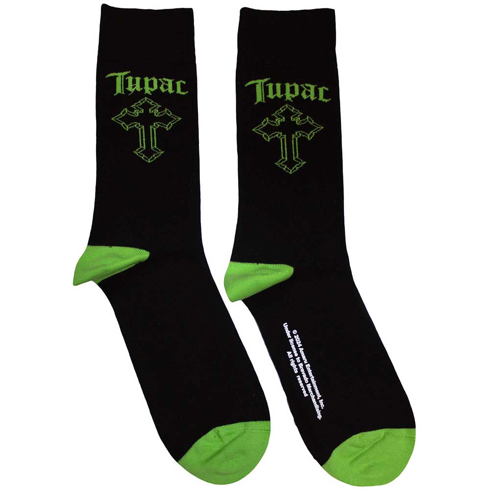 Tupac | Green Cross - Black