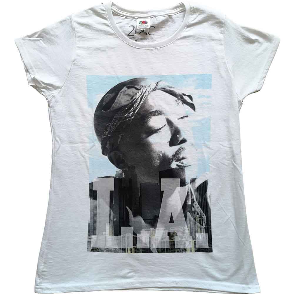 Tupac | LA Skyline - T-Shirt White
