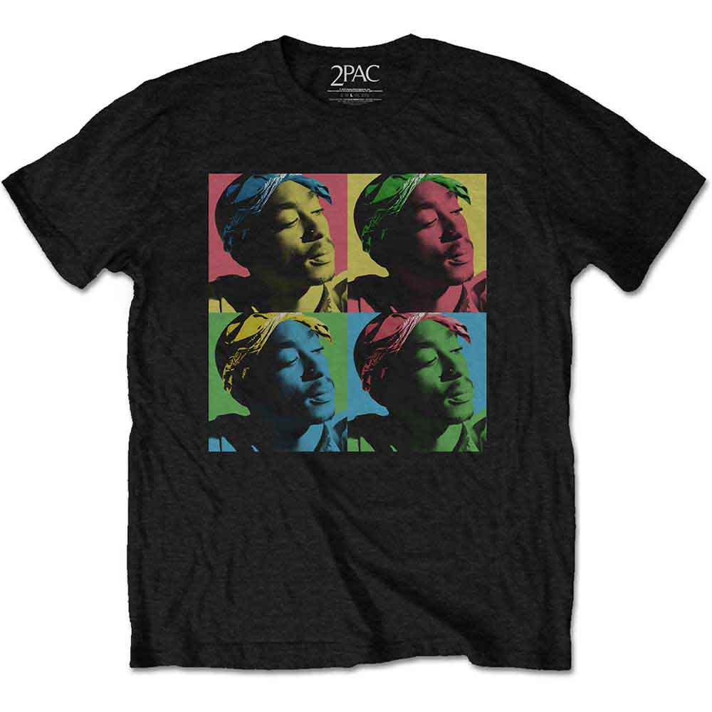 Tupac | Pop Art - T-Shirt Black
