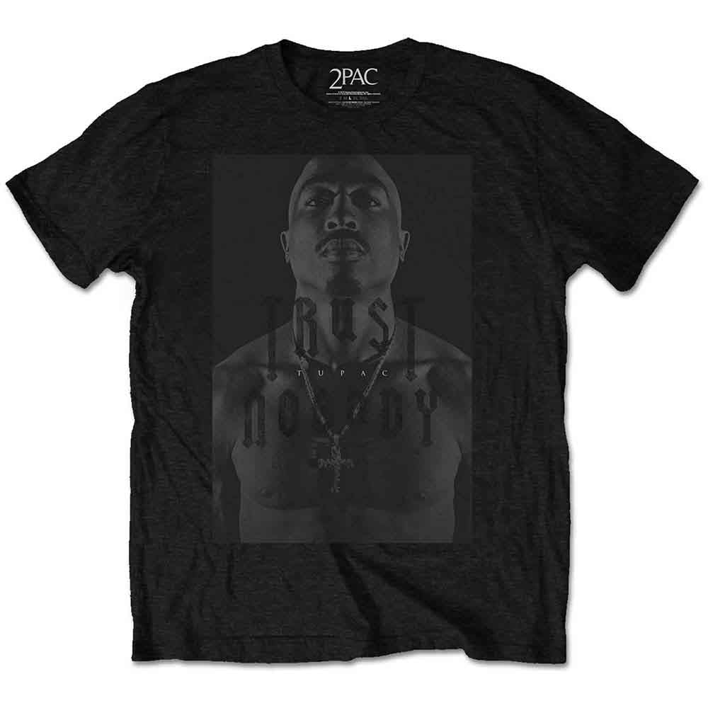 Tupac | Trust no one - T-Shirt Black