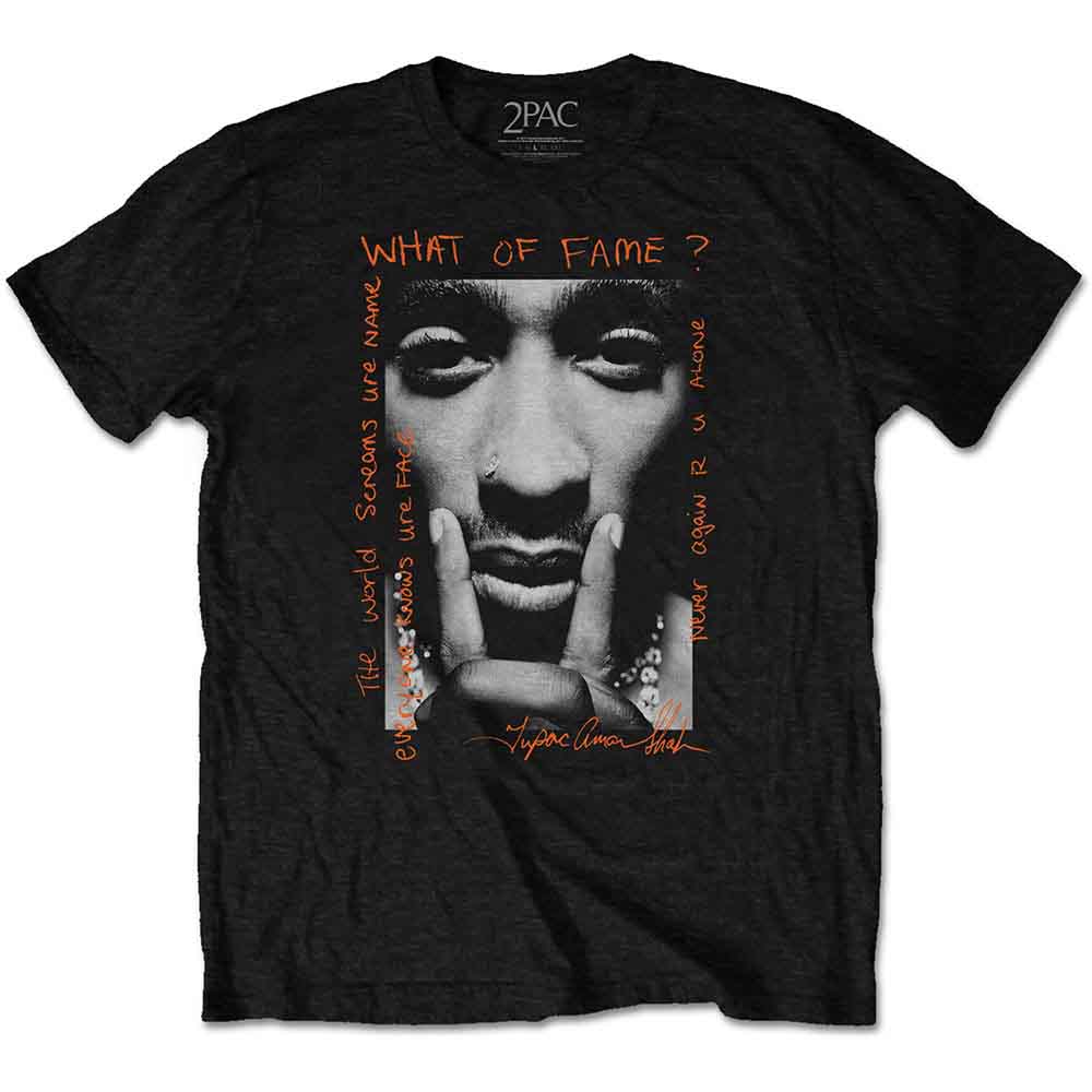 Tupac | What Of Fame? - T-Shirt Black