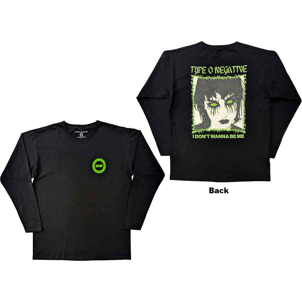Type O Negative | I Don't Wanna Be Me - T-Shirt Black