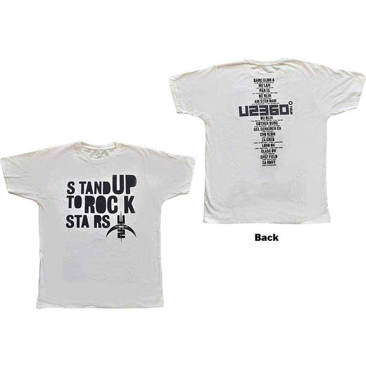 U2 | 360 Degree Tour 2009 Stand Up to Rock Stars - T-Shirt White