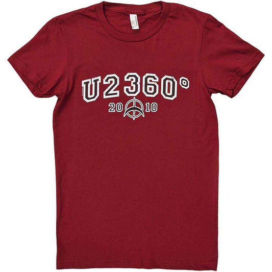 U2 | 360 Degree Tour 2010 Logo - T-Shirt Red